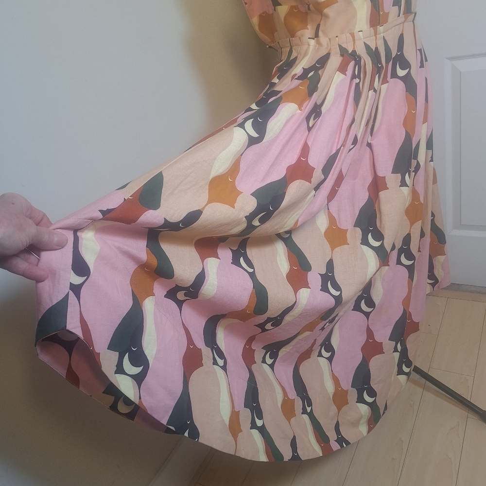 FARM RioThe Kiss Printed Maxi Dress Size S - Picture 15 of 16